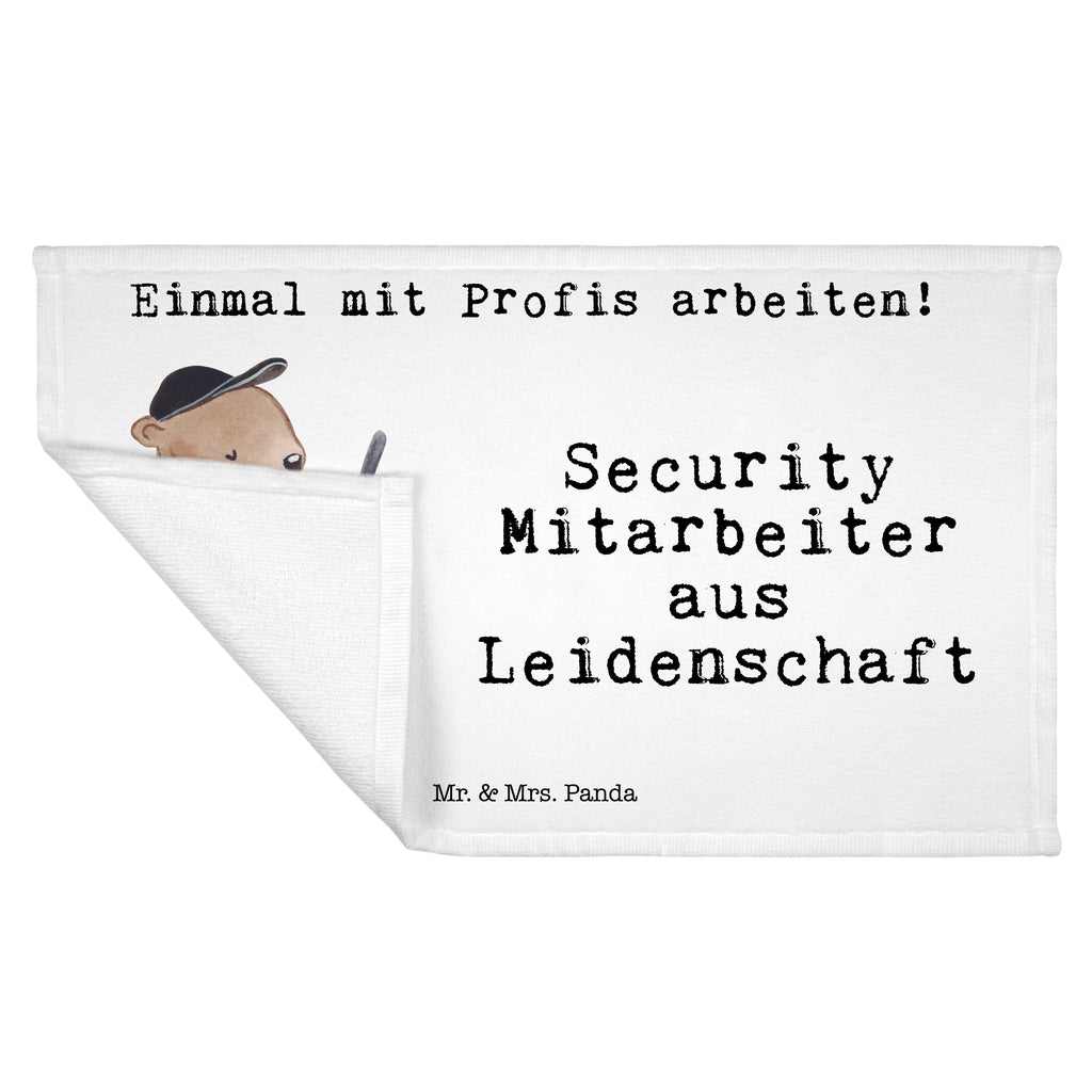 Handtuch Security Mitarbeiter aus Leidenschaft Gästetuch, Reisehandtuch, Sport Handtuch, Frottier, Kinder Handtuch, Beruf, Ausbildung, Jubiläum, Abschied, Rente, Kollege, Kollegin, Geschenk, Schenken, Arbeitskollege, Mitarbeiter, Firma, Danke, Dankeschön