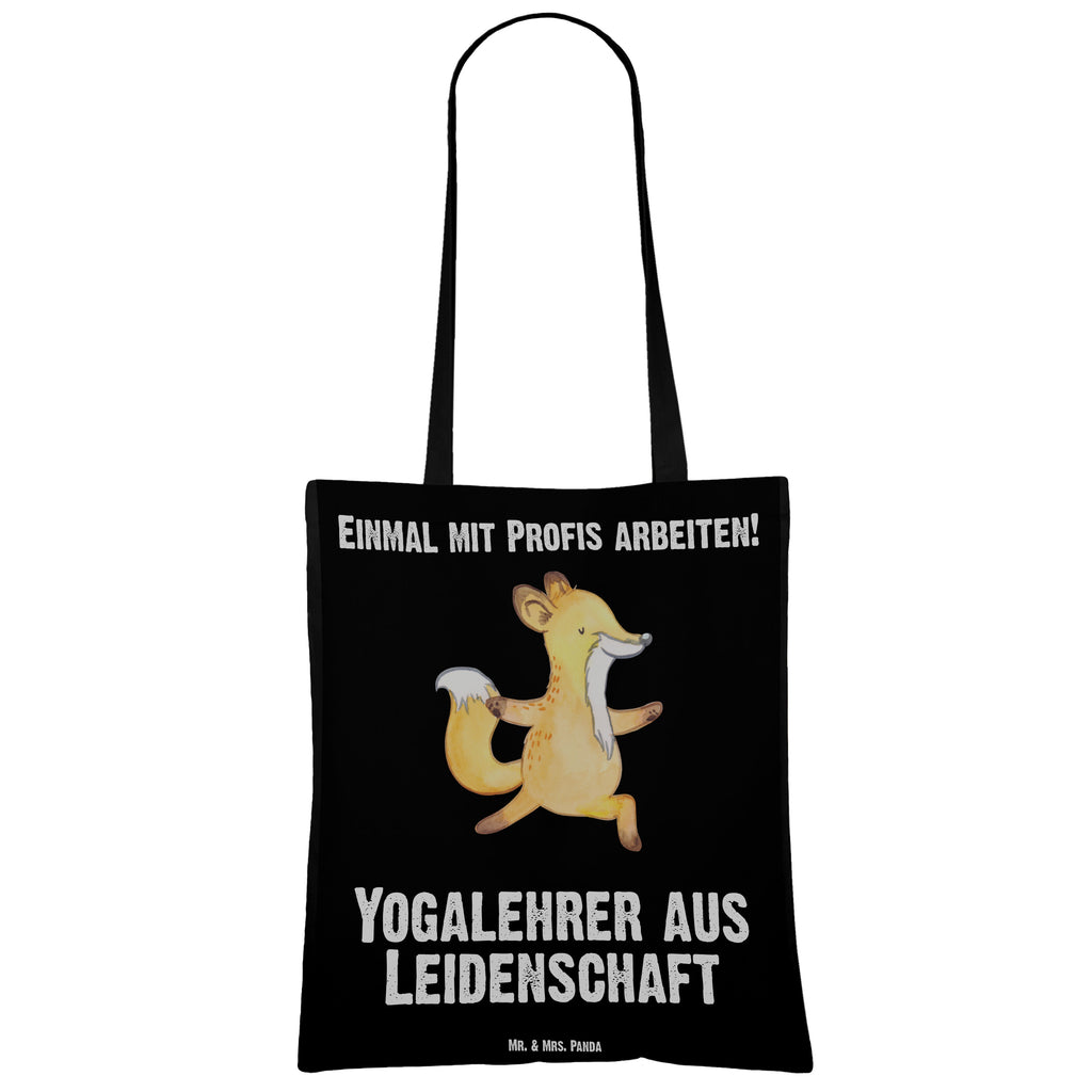 Tragetasche Yogalehrer aus Leidenschaft Beuteltasche, Beutel, Einkaufstasche, Jutebeutel, Stoffbeutel, Tasche, Shopper, Umhängetasche, Strandtasche, Schultertasche, Stofftasche, Tragetasche, Badetasche, Jutetasche, Einkaufstüte, Laptoptasche, Beruf, Ausbildung, Jubiläum, Abschied, Rente, Kollege, Kollegin, Geschenk, Schenken, Arbeitskollege, Mitarbeiter, Firma, Danke, Dankeschön