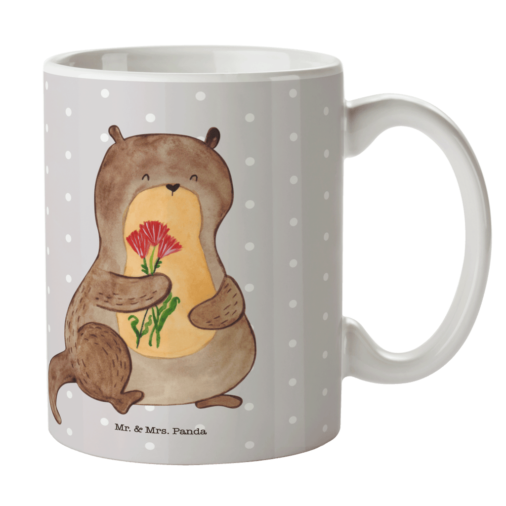 Tasse Otter Blumenstrauß Tasse, Kaffeetasse, Teetasse, Becher, Kaffeebecher, Teebecher, Keramiktasse, Porzellantasse, Büro Tasse, Geschenk Tasse, Tasse Sprüche, Tasse Motive, Kaffeetassen, Tasse bedrucken, Designer Tasse, Cappuccino Tassen, Schöne Teetassen, Otter, Fischotter, Seeotter, Otter Seeotter See Otter