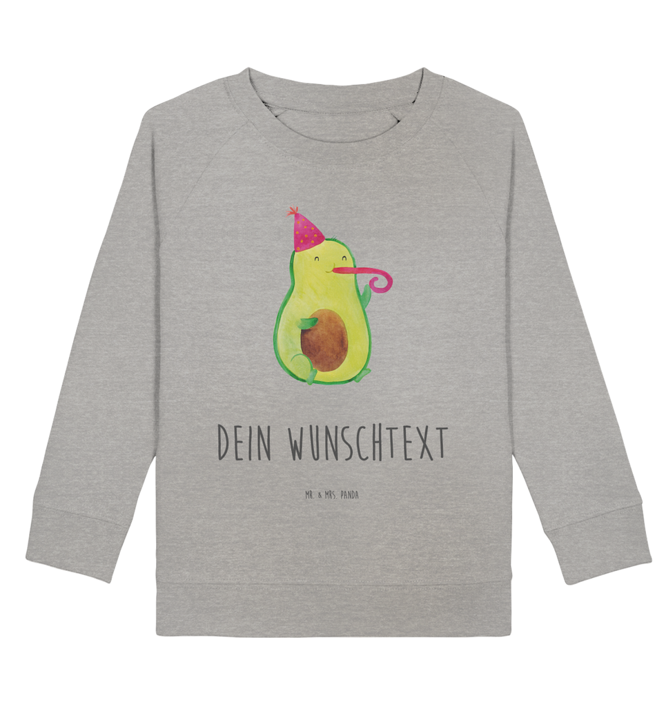 Personalisierter Kinder Pullover Avocado Partyhupe Personalisierter Kinder Pullover, Personalisiertes Kinder Sweatshirt, Jungen, Mädchen, Avocado, Veggie, Vegan, Gesund, Party, Feierlichkeit, Feier, Fete, Geburtstag, Gute Laune, Tröte