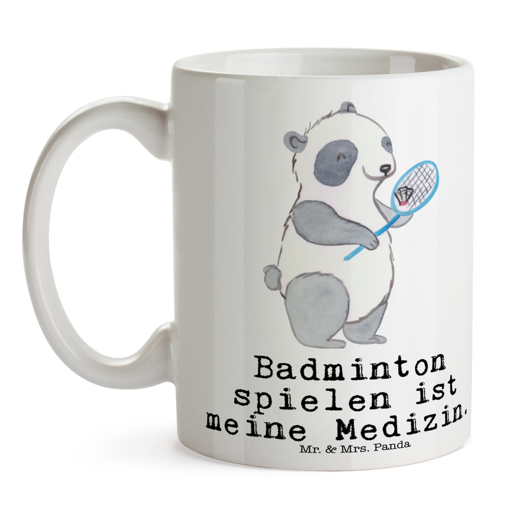 Tasse Panda Badminton Tasse, Kaffeetasse, Teetasse, Becher, Kaffeebecher, Teebecher, Keramiktasse, Porzellantasse, Büro Tasse, Geschenk Tasse, Tasse Sprüche, Tasse Motive, Kaffeetassen, Tasse bedrucken, Designer Tasse, Cappuccino Tassen, Schöne Teetassen, Geschenk, Sport, Sportart, Hobby, Schenken, Danke, Dankeschön, Auszeichnung, Gewinn, Sportler, Badminton, Badminton spielen