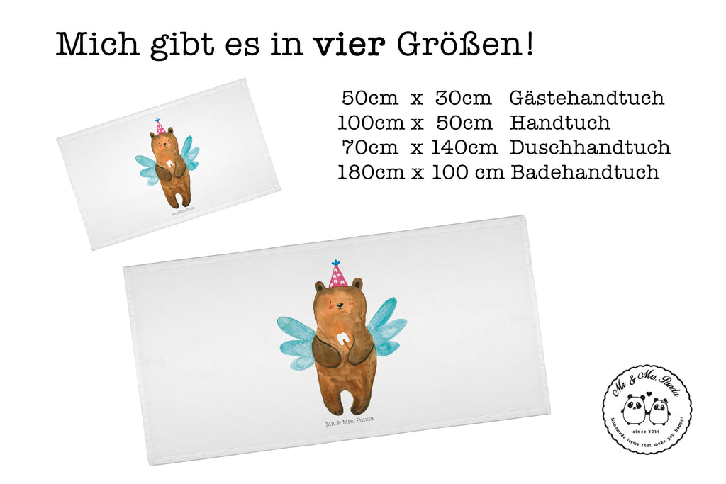 Handtuch Zahnfee Bär Handtuch, Badehandtuch, Badezimmer, Handtücher, groß, Kinder, Baby, Bär, Teddy, Teddybär, Zahnfee, Fee, Milchzahn, Erster Zahn