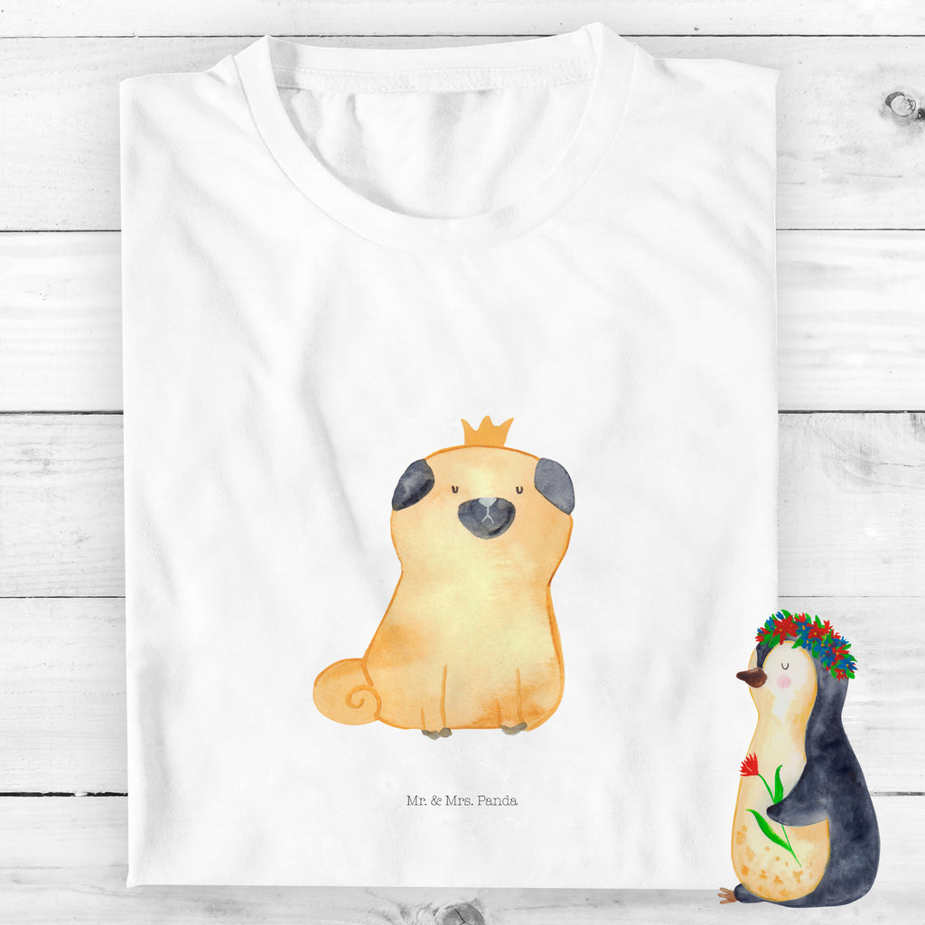 Organic Kinder T-Shirt Mops Krone Kinder T-Shirt, Kinder T-Shirt Mädchen, Kinder T-Shirt Jungen, Hund, Hundemotiv, Haustier, Hunderasse, Tierliebhaber, Hundebesitzer, Sprüche, Mops, allergisch, kinderlos, Hausregel, Hundebesitzer. Spruch, lustig