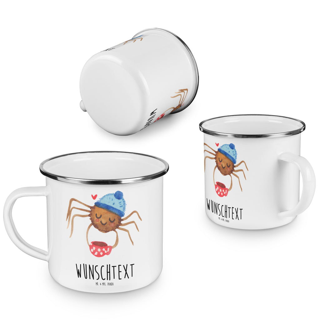 Personalisierte Emaille Tasse Spinne Agathe Kaffee Emaille Tasse personalisiert, Emaille Tasse mit Namen, Campingtasse personalisiert, Namenstasse, Campingtasse bedrucken, Campinggeschirr personalsisert, tasse mit namen, personalisierte tassen, personalisierte tasse, tasse selbst gestalten, tasse bedrucken, tassen bedrucken, Spinne Agathe, Spinne, Agathe, Videos, Merchandise, Kaffee, Morgen, Morgenmuffel, Lebensweisheiten, Weiser Spruch