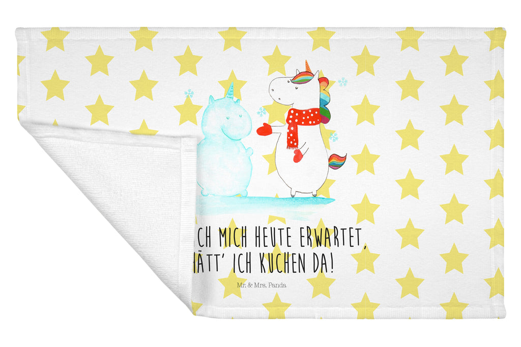 Handtuch Einhorn Schneemann Handtuch, Badehandtuch, Badezimmer, Handtücher, groß, Kinder, Baby, Einhorn, Einhörner, Einhorn Deko, Pegasus, Unicorn, Schneemann, Winter, Schnee, Kuchen, Weihnachten, kalt, Mütze, Handschuhe, X-Mas