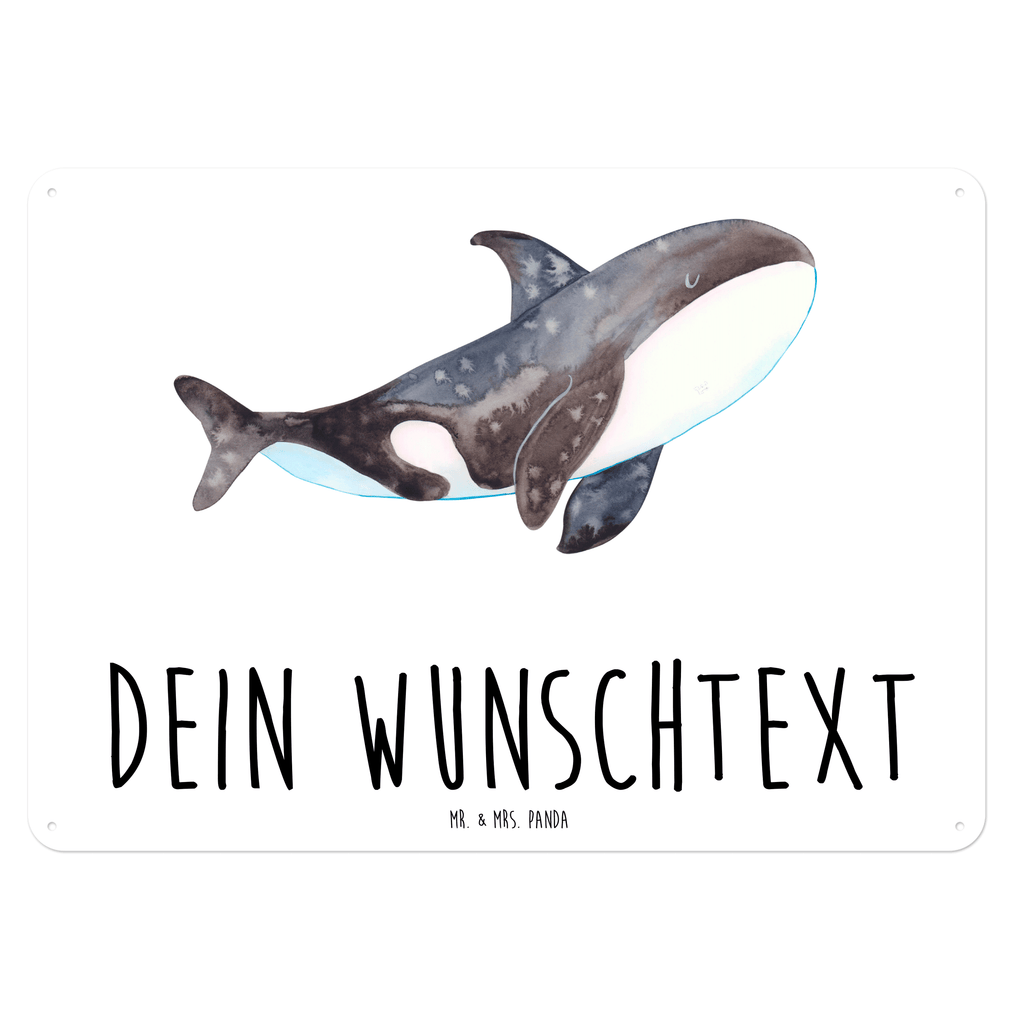 Personalisiertes Blechschild Orca Blechschild, Metallschild, Geschenk Schild, Schild, Magnet-Metall-Schild, Deko Schild, Wandschild, Wand-Dekoration, Türschild, Meerestiere, Meer, Urlaub, Orca, Orcas, Killerwal, Wal, Möglichkeiten, Büro, Arbeit, Motivation, Selbstliebe, Neustart, Startup