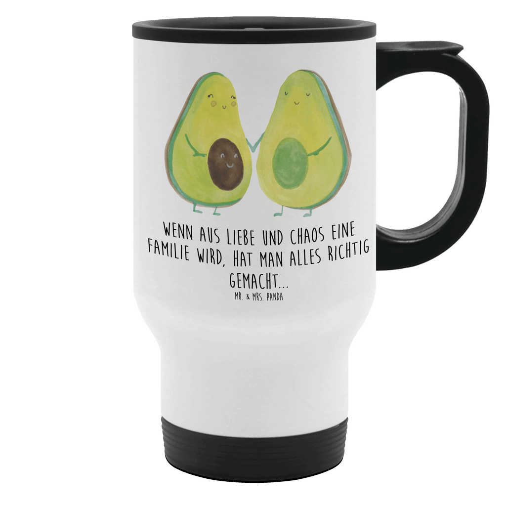 Thermobecher Avocado Pärchen Thermobecher, To Go Becher, Thermotasse, Kaffeebecher, Isolierbecher, Thermobecher To Go, Warmhaltetasse, Edelstahlbecher, Reisebecher, Tasse mit Deckel, Thermobecher für 400 ml, Kaffeetasse zum Mitnehmen, Tasse zum Mitnehmen, Spülmaschinenfest, Avocado, Veggie, Vegan, Gesund, Avocuddle, Liebe, Schwangerschaft, Familie, Babyshower, Babyparty, Hochzeit, Kinder, Avocados, Geburt