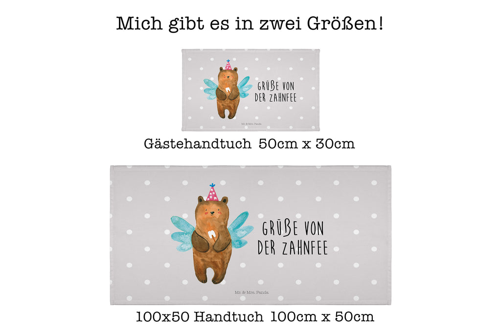 Handtuch Zahnfee Bär Handtuch, Badehandtuch, Badezimmer, Handtücher, groß, Kinder, Baby, Bär, Teddy, Teddybär, Zahnfee, Fee, Milchzahn, Erster Zahn