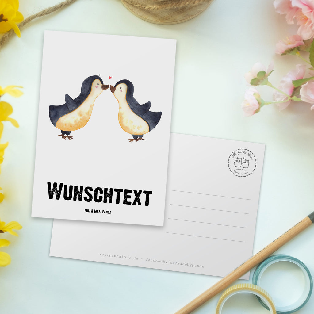 Personalisierte Postkarte Pinguin Liebe Postkarte mit Namen, Postkarte bedrucken, Postkarte mit Wunschtext, Postkarte personalisierbar, Geschenkkarte mit Namen, Grußkarte mit Namen, Karte mit Namen, Einladung mit Namen, Ansichtskarte mit Namen, Geschenkkarte mit Wunschtext, Grußkarte mit Wunschtext, Karte mit Wunschtext, Einladung mit Wunschtext, Ansichtskarte mit Wunschtext, Liebe, Partner, Freund, Freundin, Ehemann, Ehefrau, Heiraten, Verlobung, Heiratsantrag, Liebesgeschenk, Jahrestag, Hocheitstag, Pinguin, Pinguine, Pinguin Paar, Pinguinpaar, Pinguin Liebe, Paar, Pärchen. Liebespaar, Liebesbeweis, Liebesspruch, Hochzeitstag, Geschenk Freund, Geschenk Freundin, Verlobte, Verlobter, Love, Geschenk Hochzeitstag, Geschenkidee, Hochzeit, Gastgeschenk