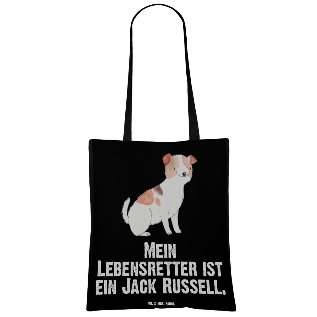 Tragetasche Jack Russel Terrier Lebensretter Beuteltasche, Beutel, Einkaufstasche, Jutebeutel, Stoffbeutel, Tasche, Shopper, Umhängetasche, Strandtasche, Schultertasche, Stofftasche, Tragetasche, Badetasche, Jutetasche, Einkaufstüte, Laptoptasche, Hund, Hunderasse, Rassehund, Hundebesitzer, Geschenk, Tierfreund, Schenken, Welpe, Jack Russel Terrier