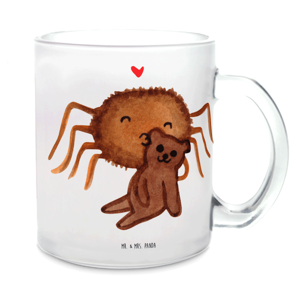 Teetasse Spinne Agathe Teddy Teetasse, Teeglas, Teebecher, Tasse mit Henkel, Tasse, Glas Teetasse, Teetasse aus Glas, Spinne Agathe, Spinne, Agathe, Videos, Merchandise, Freundschaft, Liebesgeschenk, Verliebt, Liebesbeweis, Teddy, Treue, Miteinander, Dankeschön