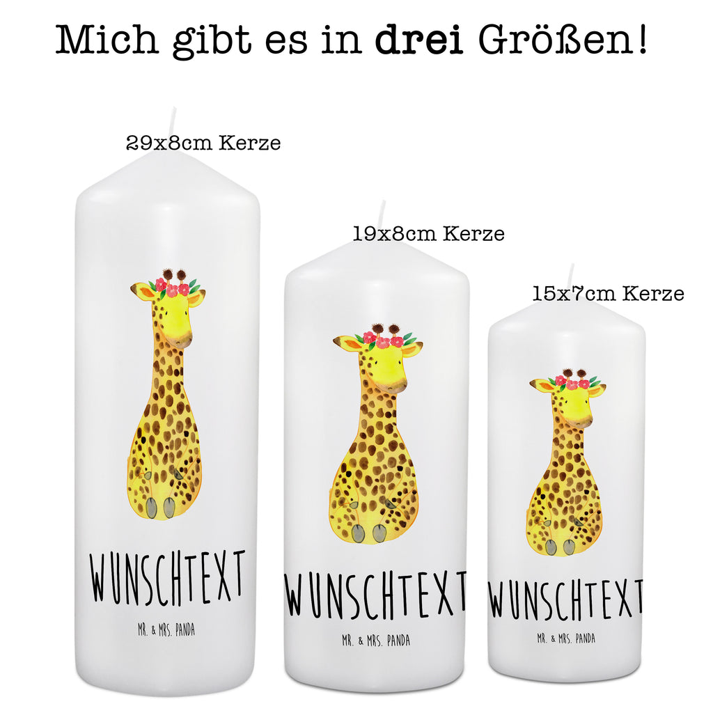 Personalisierte Kerze Giraffe Blumenkranz Kerze, Taufkerze, Kommunionskerze, Geburtstagskerze, Geschenk Kerze, Taufgeschenk Kerze, Kerze mit Druck, Besondere Kerze, Geschenkidee Kerze, Kerze für Kommunion, kerze personalisiert, personalisierte kerze, personalisierte kerzen, Afrika, Wildtiere, Giraffe, Blumenkranz, Abenteurer, Selbstliebe, Freundin