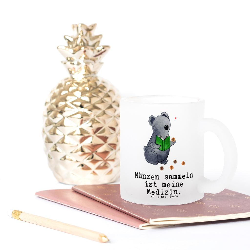 Teetasse Koala Münzen sammeln Medizin Teetasse, Teeglas, Teebecher, Tasse mit Henkel, Tasse, Glas Teetasse, Teetasse aus Glas, Geschenk, Sport, Sportart, Hobby, Schenken, Danke, Dankeschön, Auszeichnung, Gewinn, Sportler, Münzen sammeln, Numismatik, Münzen aus aller Welt