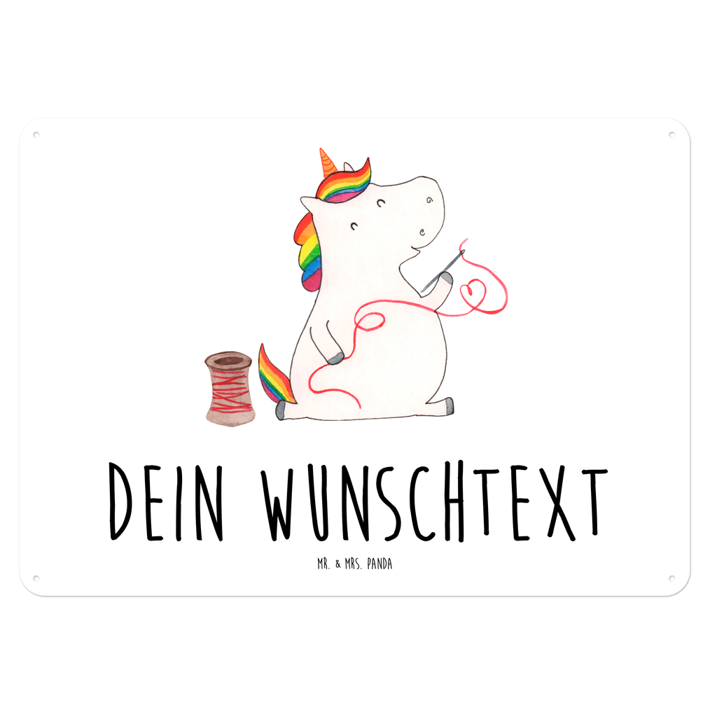 Personalisiertes Blechschild Einhorn Näherin Blechschild, Metallschild, Geschenk Schild, Schild, Magnet-Metall-Schild, Deko Schild, Wandschild, Wand-Dekoration, Türschild, Einhorn, Einhörner, Einhorn Deko, Pegasus, Unicorn, Näherin, nähen, Mädchen, Freundin, Häkeln, Stricken, basteln, Nähzimmer