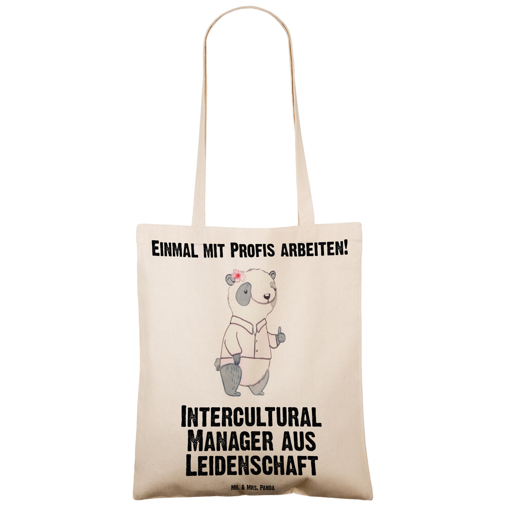 Tragetasche Intercultural Manager aus Leidenschaft Beuteltasche, Beutel, Einkaufstasche, Jutebeutel, Stoffbeutel, Tasche, Shopper, Umhängetasche, Strandtasche, Schultertasche, Stofftasche, Tragetasche, Badetasche, Jutetasche, Einkaufstüte, Laptoptasche, Beruf, Ausbildung, Jubiläum, Abschied, Rente, Kollege, Kollegin, Geschenk, Schenken, Arbeitskollege, Mitarbeiter, Firma, Danke, Dankeschön