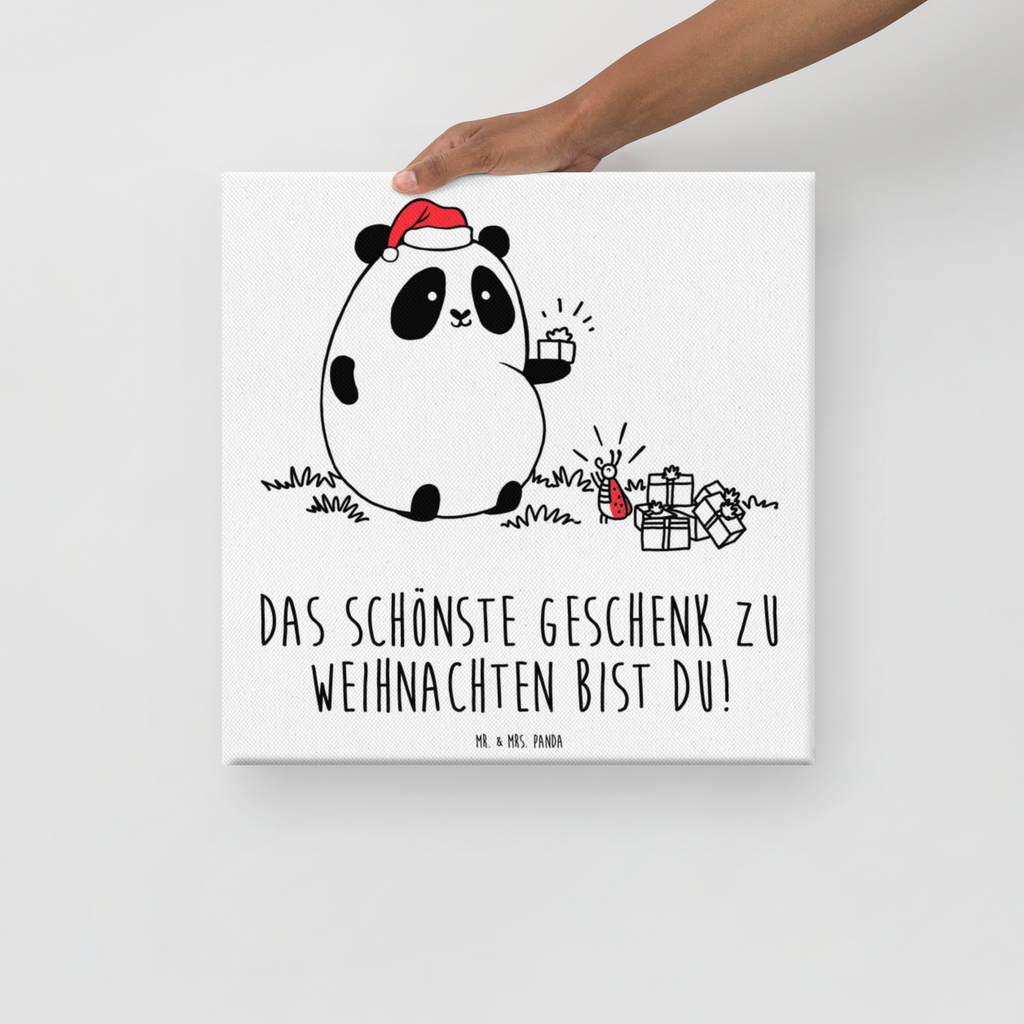 Leinwand Bild Panda Weihnachtsgeschenk Leinwand, Bild, Kunstdruck, Wanddeko, Dekoration