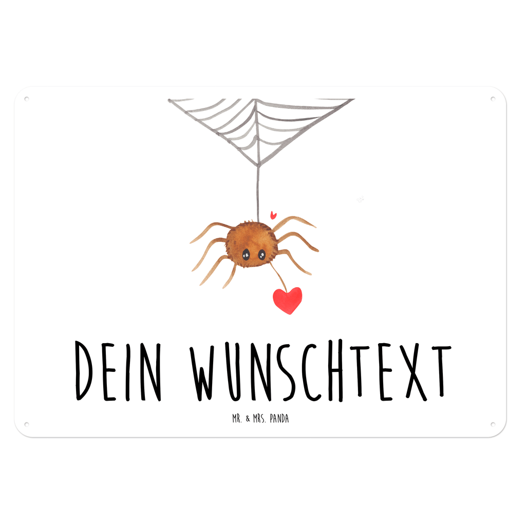 Personalisiertes Blechschild Spinne Agathe Liebe Blechschild, Metallschild, Geschenk Schild, Schild, Magnet-Metall-Schild, Deko Schild, Wandschild, Wand-Dekoration, Türschild, Spinne Agathe, Spinne, Agathe, Videos, Merchandise, Liebe, Verliebt, Liebesbeweis, Liebesgeschenk