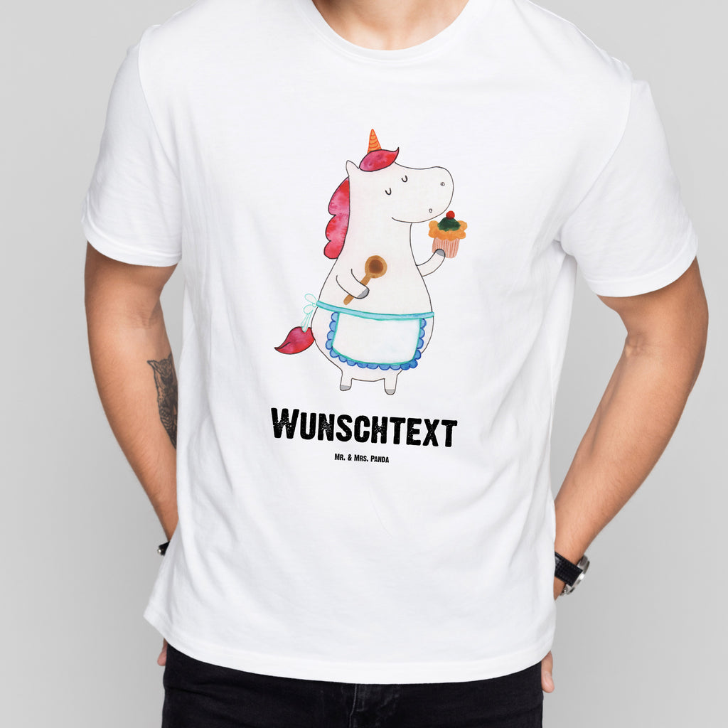 Personalisiertes T-Shirt Einhorn Küchenfee T-Shirt Personalisiert, T-Shirt mit Namen, T-Shirt mit Aufruck, Männer, Frauen, Wunschtext, Bedrucken, Einhorn, Einhörner, Einhorn Deko, Pegasus, Unicorn, backen, Muffin, Motivation, Träumer, träumen, Bäckerin, Hobbykoch, Koch, Torte, Kuchen