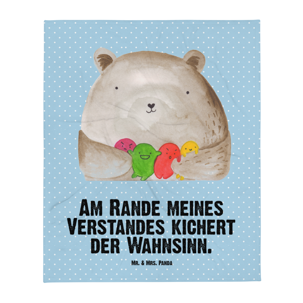 Babydecke Bär Gefühl Babydecke, Babygeschenk, Geschenk Geburt, Babyecke Kuscheldecke, Krabbeldecke, Bär, Teddy, Teddybär, Wahnsinn, Verrückt, Durchgedreht