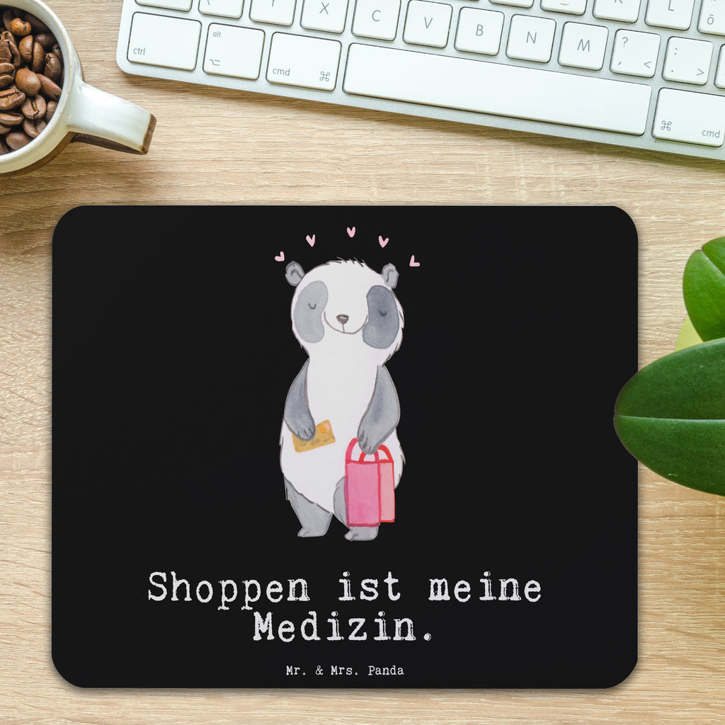 Mauspad Panda Shopping Medizin Mousepad, Computer zubehör, Büroausstattung, PC Zubehör, Arbeitszimmer, Mauspad, Einzigartiges Mauspad, Designer Mauspad, Mausunterlage, Mauspad Büro, Geschenk, Sport, Sportart, Hobby, Schenken, Danke, Dankeschön, Auszeichnung, Gewinn, Sportler, Shopping, shoppen, einkaufen