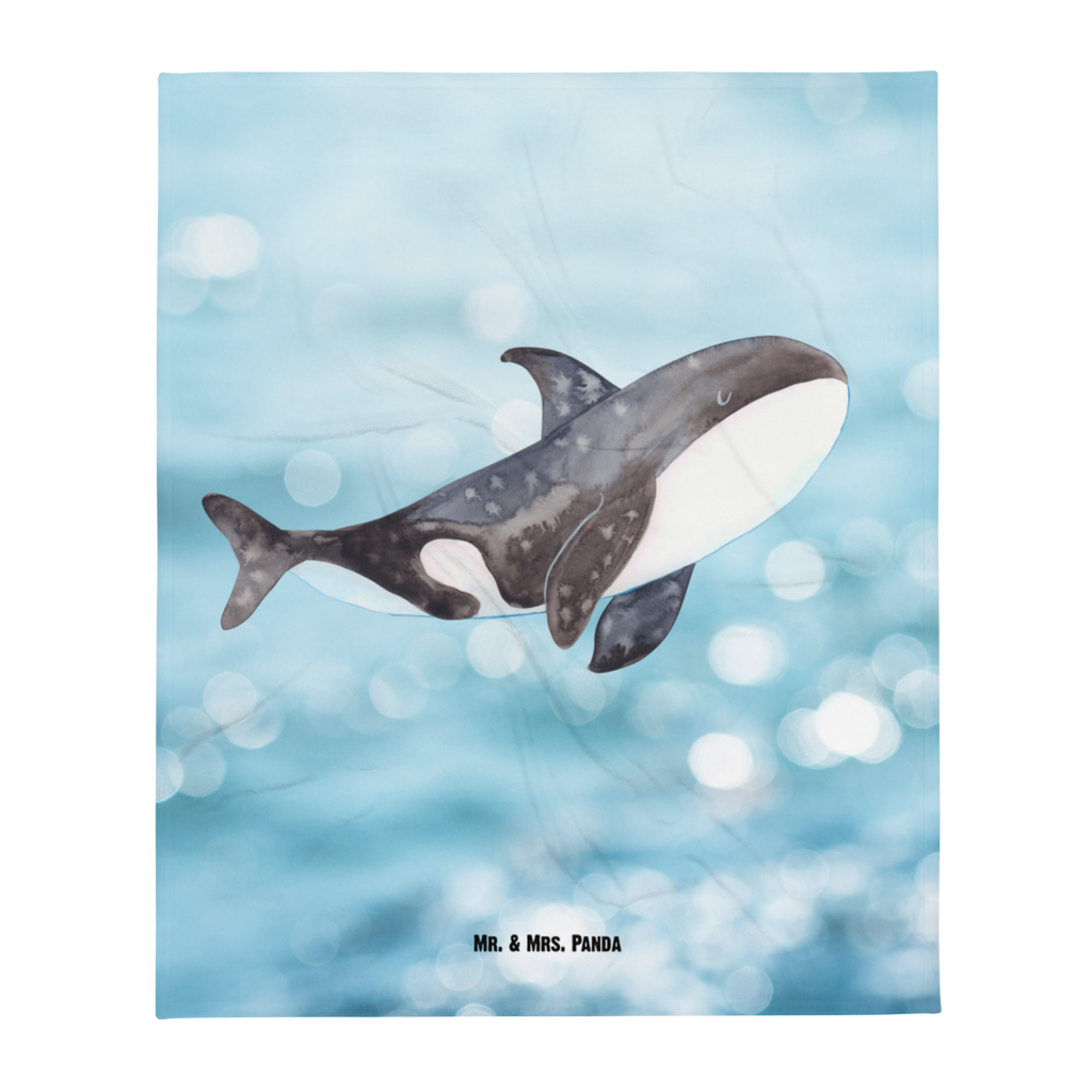 Kuscheldecke Orca Decke, Wohndecke, Tagesdecke, Wolldecke, Sofadecke, Meerestiere, Meer, Urlaub, Orca, Orcas, Killerwal, Wal, Möglichkeiten, Büro, Arbeit, Motivation, Selbstliebe, Neustart, Startup