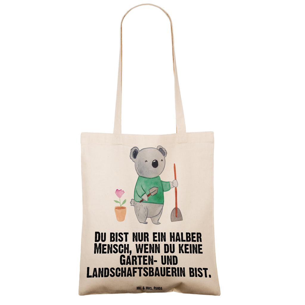 Tragetasche Garten- und Landschaftsbauerin mit Herz Beuteltasche, Beutel, Einkaufstasche, Jutebeutel, Stoffbeutel, Tasche, Shopper, Umhängetasche, Strandtasche, Schultertasche, Stofftasche, Tragetasche, Badetasche, Jutetasche, Einkaufstüte, Laptoptasche, Beruf, Ausbildung, Jubiläum, Abschied, Rente, Kollege, Kollegin, Geschenk, Schenken, Arbeitskollege, Mitarbeiter, Firma, Danke, Dankeschön, Gärtnerin, Gartenplaner, Gärtnerei, Gartenbau, Hobbygärtnerin, Garten- und Landschaftsbauerin