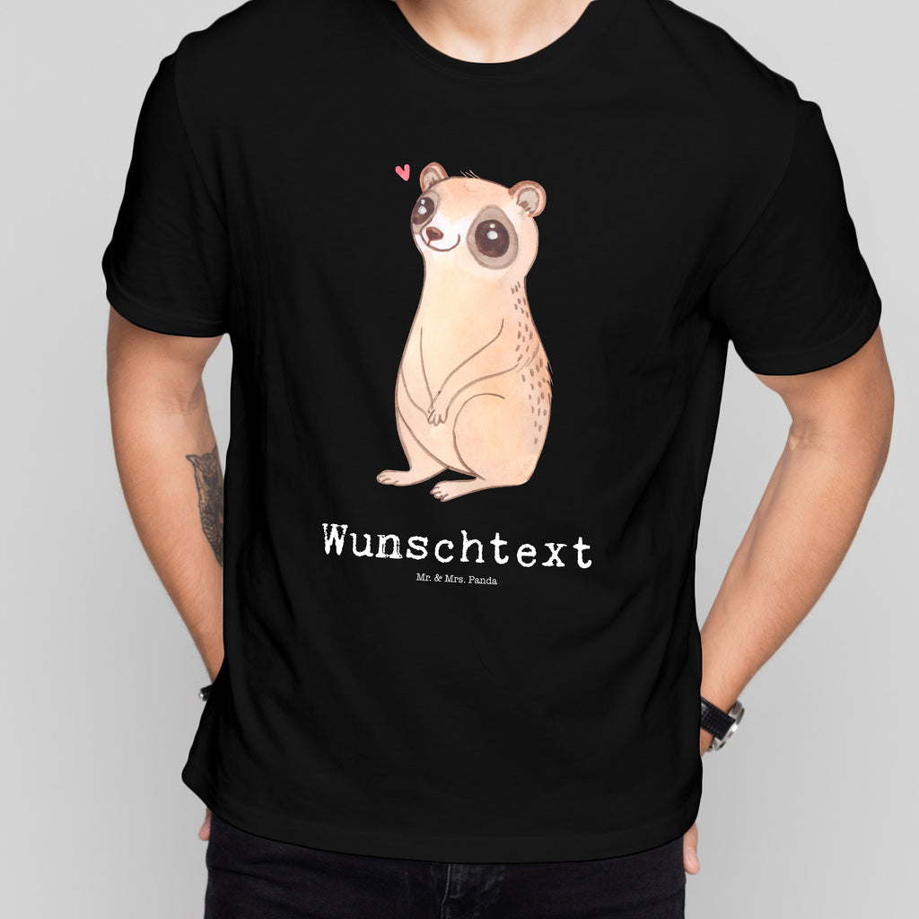 Personalisiertes T-Shirt Plumplori Glücklich T-Shirt Personalisiert, T-Shirt mit Namen, T-Shirt mit Aufruck, Männer, Frauen, Tiermotive, Gute Laune, lustige Sprüche, Tiere, Plumplori, Niedlich, Glück