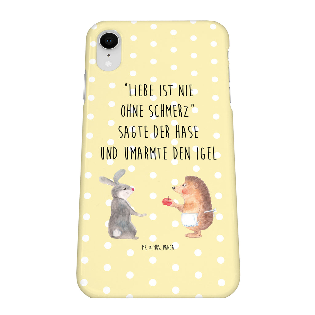 Handyhülle Hase Igel Handyhülle, Handycover, Cover, Handy, Hülle, Iphone 10, Iphone X, Tiermotive, Gute Laune, lustige Sprüche, Tiere, Igel und Hase, Igel, Hase, Liebe Spruch, Liebeskummer Geschenk, Herzschmerz, Trösten, Trennungsschmerz, Spruch romantisch