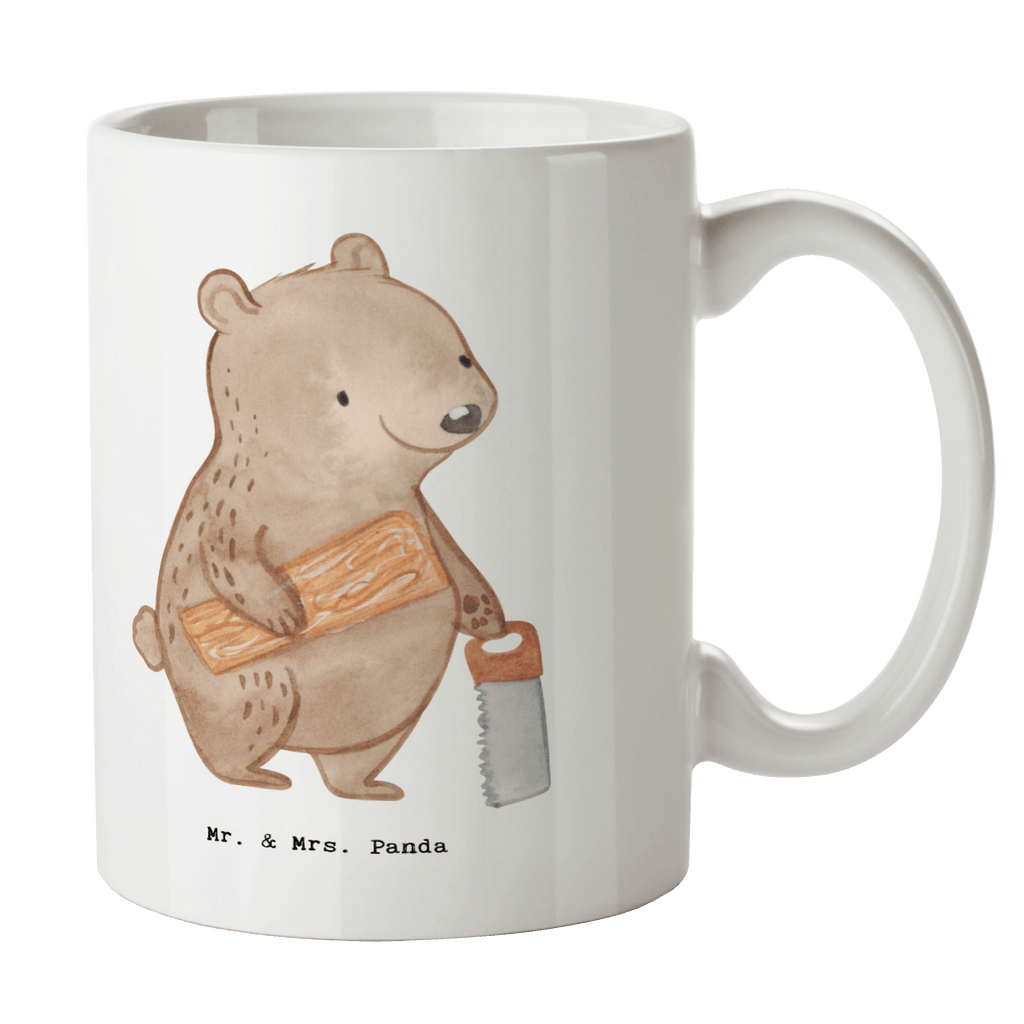 Tasse Schreiner mit Herz Tasse, Kaffeetasse, Teetasse, Becher, Kaffeebecher, Teebecher, Keramiktasse, Porzellantasse, Büro Tasse, Geschenk Tasse, Tasse Sprüche, Tasse Motive, Kaffeetassen, Tasse bedrucken, Designer Tasse, Cappuccino Tassen, Schöne Teetassen, Beruf, Ausbildung, Jubiläum, Abschied, Rente, Kollege, Kollegin, Geschenk, Schenken, Arbeitskollege, Mitarbeiter, Firma, Danke, Dankeschön