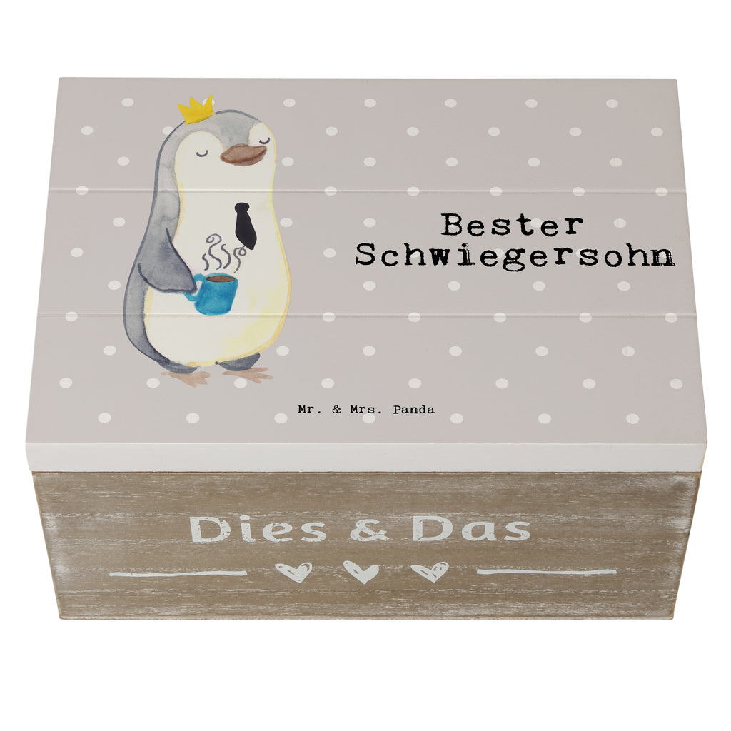 Holzkiste Pinguin Bester Schwiegersohn Holzkiste, Kiste, Schatzkiste, Truhe, Schatulle, XXL, Erinnerungsbox, Erinnerungskiste, Dekokiste, Aufbewahrungsbox, Geschenkbox, Geschenkdose, für, Dankeschön, Geschenk, Schenken, Geburtstag, Geburtstagsgeschenk, Geschenkidee, Danke, Bedanken, Mitbringsel, Freude machen, Geschenktipp, Schwiegersohn, Tochter, Ehefrau des Sohns, Frau, angeheiratet, Hochzeit, Heirat