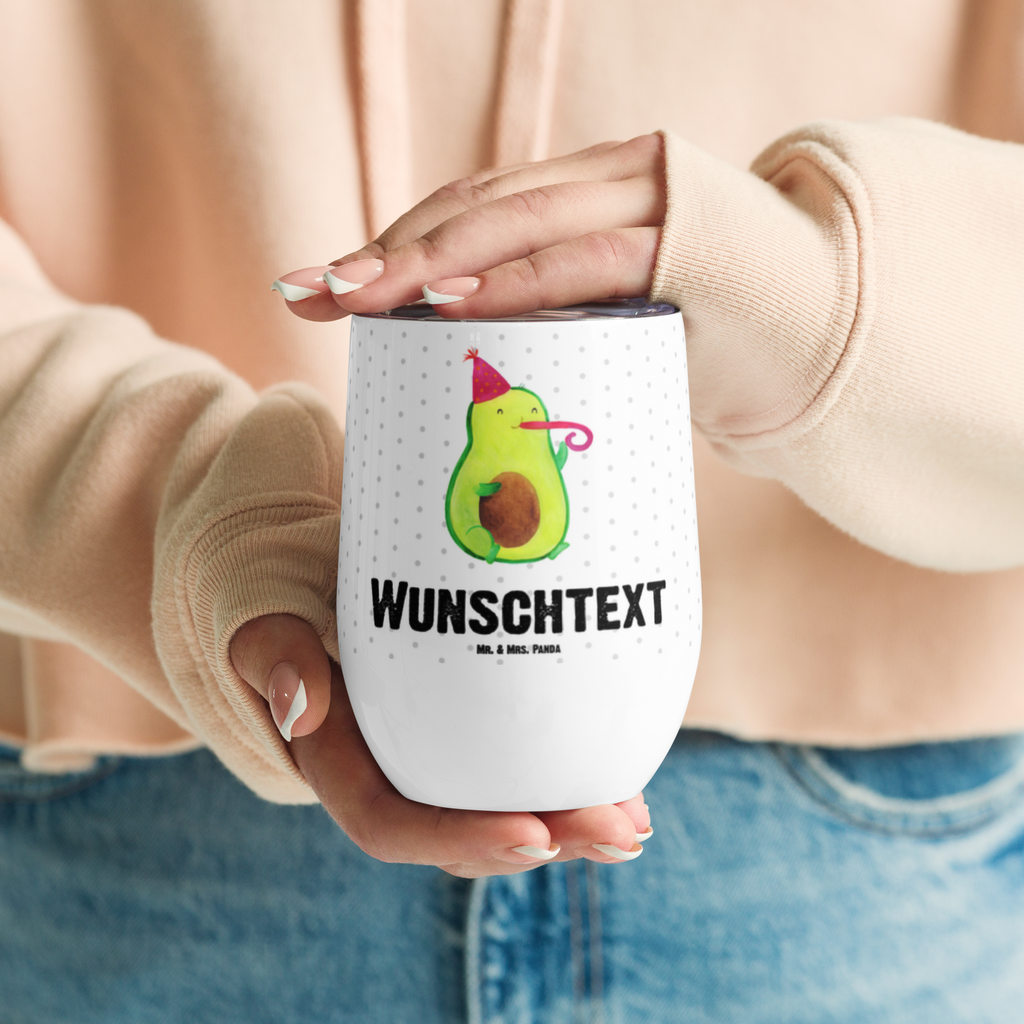 Personalisierter Weinbecher Avocado Partyhupe Personalisierter Weinbecher, Personalisierter Glühwein Becher, Heißgetränke, Personalisierter Trinkbecher, Personalisierter Weinkelch, Personalisiertes Weingläser, hochwertiger Weinbecher, Weinbecher Reisen, Weinbecher unterwegs, Personalisertes Sommerglas, mit Namen, Wunschtext, Personalisierung, selbst bedrucken, Personalisiertes Weinglas, Avocado, Veggie, Vegan, Gesund, Party, Feierlichkeit, Feier, Fete, Geburtstag, Gute Laune, Tröte