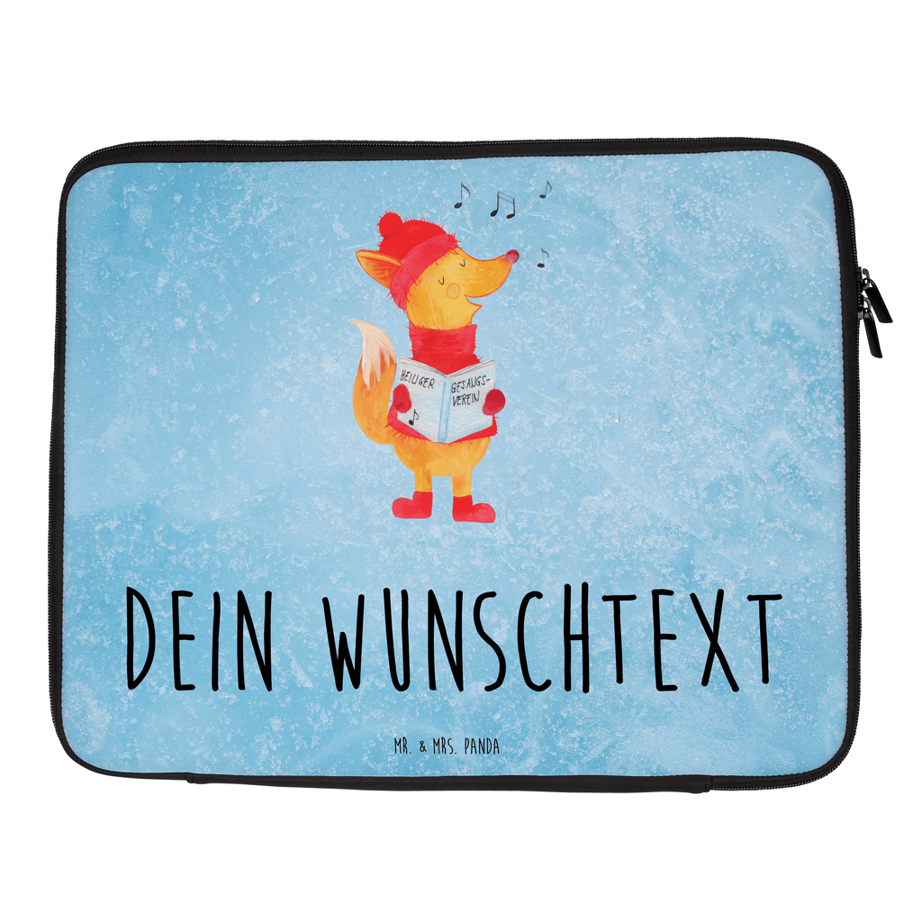 Personalisierte Notebook Tasche Fuchs Sänger Personalisierte Notebook Tasche, Personalisierte Notebooktasche, Personalisierte Computertasche, Personalisierte Notebook-Reisehülle, Personalisierte Laptop Hülle, Personalisierte Laptop Tasche, Notebook Tasche personalisiert, Notebook Tasche mit Namen, Notebook Tasche bedrucken, Winter, Weihnachten, Weihnachtsdeko, Nikolaus, Advent, Heiligabend, Wintermotiv, Fuchs, Füchse, Sänger, Geschenk Sänger, Singen, Weihnachtslieder