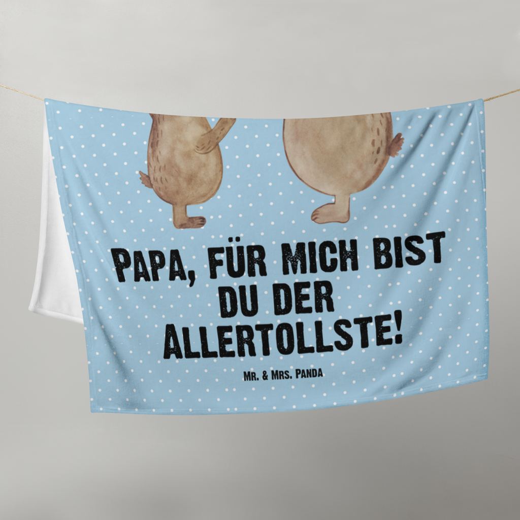 Babydecke Bären mit Hut Babydecke, Babygeschenk, Geschenk Geburt, Babyecke Kuscheldecke, Krabbeldecke, Familie, Vatertag, Muttertag, Bruder, Schwester, Mama, Papa, Oma, Opa, Bär, Bären, Vater, Papi, Paps, Dad, Daddy, Lieblingsmensch, Sohn, Söhne, Kind, Kinder, Vater-Sohn, Family, Vorbild