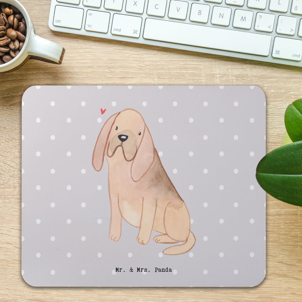 Mauspad Bloodhound Lebensretter Mousepad, Computer zubehör, Büroausstattung, PC Zubehör, Arbeitszimmer, Mauspad, Einzigartiges Mauspad, Designer Mauspad, Mausunterlage, Mauspad Büro, Hund, Hunderasse, Rassehund, Hundebesitzer, Geschenk, Tierfreund, Schenken, Welpe, Bluthund, Bloodhound, St. Hubertushund, Chien de Saint Hubert