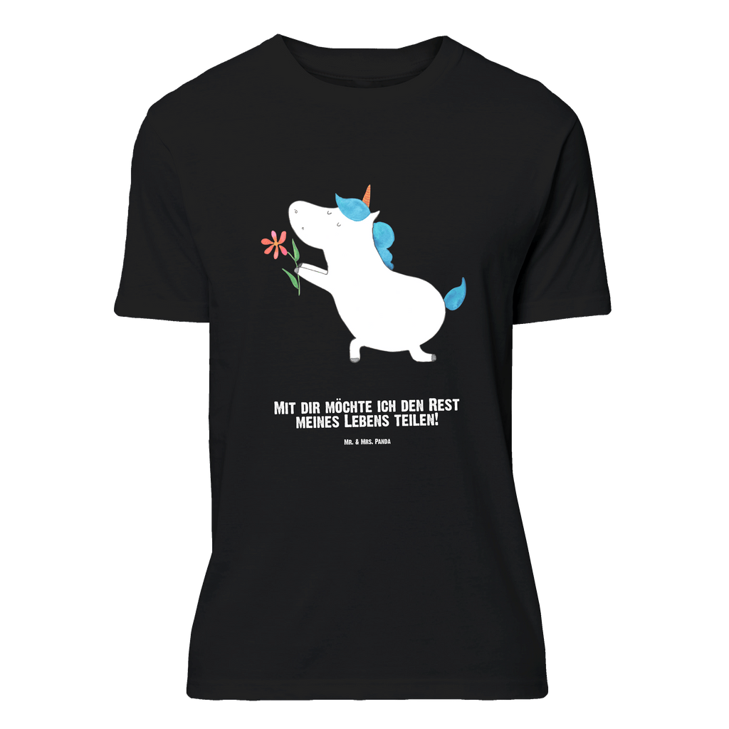 Personalisiertes T-Shirt Einhorn Blume T-Shirt Personalisiert, T-Shirt mit Namen, T-Shirt mit Aufruck, Männer, Frauen, Wunschtext, Bedrucken, Einhorn, Einhörner, Einhorn Deko, Pegasus, Unicorn, Liebe, Liebesbeweis, Antrag, Heiratsantrag, Verlobung, Ehepaar, Pärchen, Partner, Freund, Freundin, Ehe, heiraten