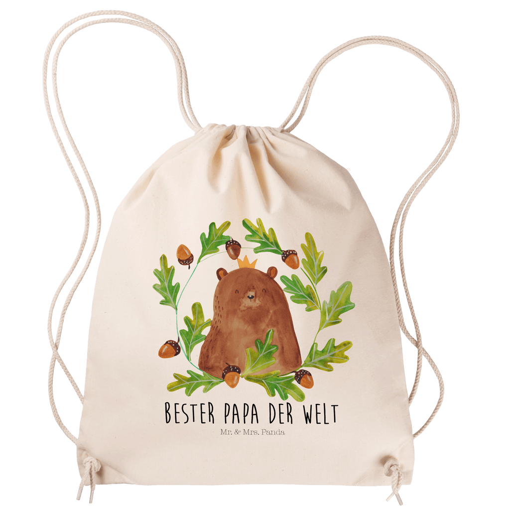 Sportbeutel Bär König Sportbeutel, Turnbeutel, Beutel, Sporttasche, Tasche, Stoffbeutel, Sportbeutel Kinder, Bär, Teddy, Teddybär, Papa, Papa Bär, bester Vater, bester Papa, weltbester Papa, Vatertag, Vater, Dad, Daddy, Papi