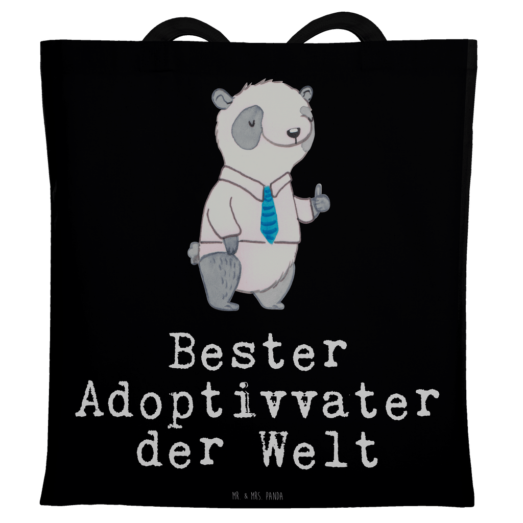 Tragetasche Panda Bester Adoptivvater der Welt Beuteltasche, Beutel, Einkaufstasche, Jutebeutel, Stoffbeutel, Tasche, Shopper, Umhängetasche, Strandtasche, Schultertasche, Stofftasche, Tragetasche, Badetasche, Jutetasche, Einkaufstüte, Laptoptasche, für, Dankeschön, Geschenk, Schenken, Geburtstag, Geburtstagsgeschenk, Geschenkidee, Danke, Bedanken, Mitbringsel, Freude machen, Geschenktipp, Adoptiv vater, Adoption, adoptiert, Adoptivvater