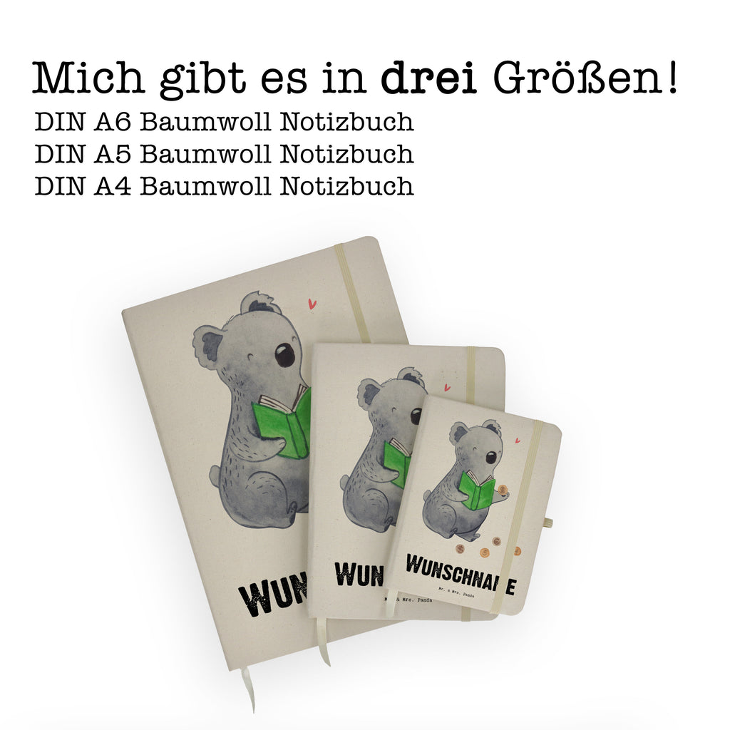 DIN A4 Personalisiertes Notizbuch Koala Münzen sammeln Personalisiertes Notizbuch, Notizbuch mit Namen, Notizbuch bedrucken, Personalisierung, Namensbuch, Namen, Geschenk, Sport, Sportart, Hobby, Schenken, Danke, Dankeschön, Auszeichnung, Gewinn, Sportler, Münzen sammeln, Numismatik, Münzen aus aller Welt