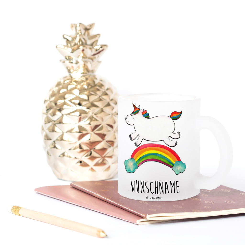 Personalisierte Teetasse Einhorn Regenbogen Personalisierte Teetasse, Personalisiertes Teeglas, Personalisierter Teebecher, Personalisierte Glas Teetasse, Personalisierte Teetasse aus Glas, Teetasse mit Namen, Teeglas mit Namen, Teebecher mit Namen, Glas Teetasse mit Namen, Teetasse aus Glas mit Namen, Teetasse Wunschname, Teetasse selbst gestalten., Einhorn, Einhörner, Einhorn Deko, Pegasus, Unicorn, Regenbogen, Glitzer, Einhornpower, Erwachsenwerden, Einhornautobahn