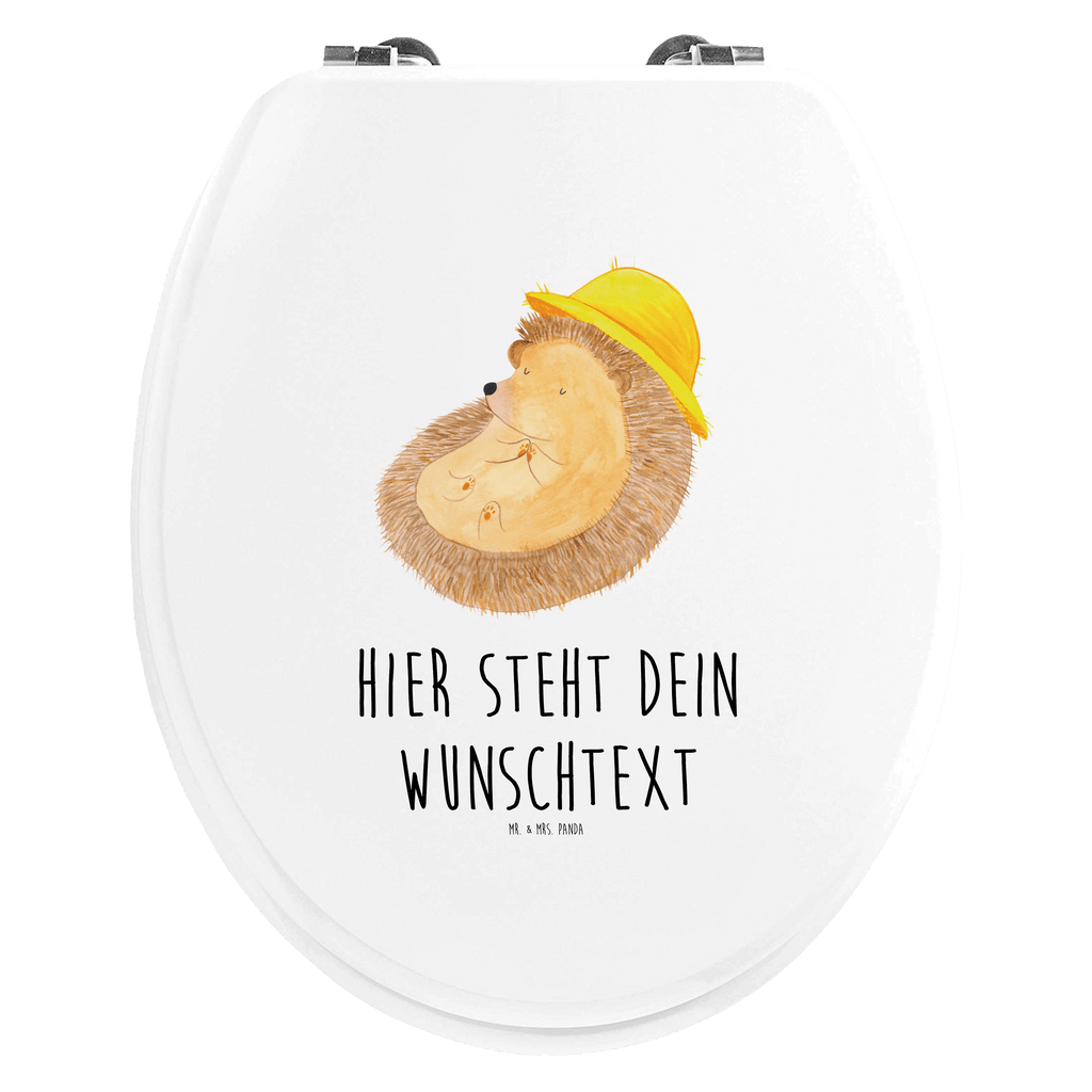 Personalisierter WC Sitz Motiv Igel betet Personalisierte Klobrille, Personalisierter Klodeckel, Personalisierter Toilettendeckel, Personalisierter WC-Sitz, Toilettendeckel mit Namen, WC Sitz mit Namen, Tiermotive, Gute Laune, lustige Sprüche, Tiere, Igel, Igel mit Hut, Sonnenhut, Gott, Amen, beten, Leben, Dankbarkeit, Dankbar sein, dankbar, genießen