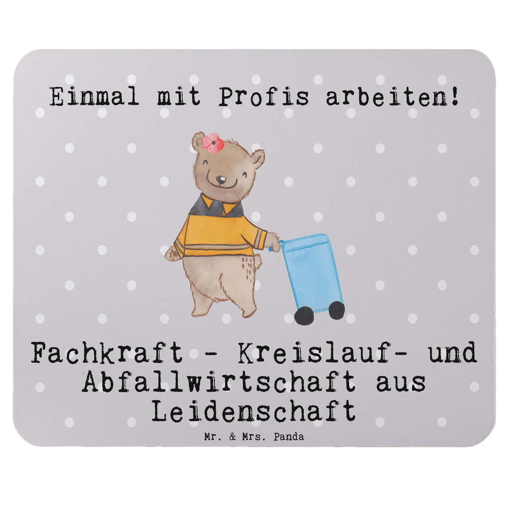 Mauspad Fachkraft - Kreislauf- und Abfallwirtschaft aus Leidenschaft Mousepad, Computer zubehör, Büroausstattung, PC Zubehör, Arbeitszimmer, Mauspad, Einzigartiges Mauspad, Designer Mauspad, Mausunterlage, Mauspad Büro, Beruf, Ausbildung, Jubiläum, Abschied, Rente, Kollege, Kollegin, Geschenk, Schenken, Arbeitskollege, Mitarbeiter, Firma, Danke, Dankeschön, Müllwerker, Fachkraft Kreislauf- und Abfallwirtschaft, Müllentsorger, Kehrichtmann, Müllmann, Müllfahrer