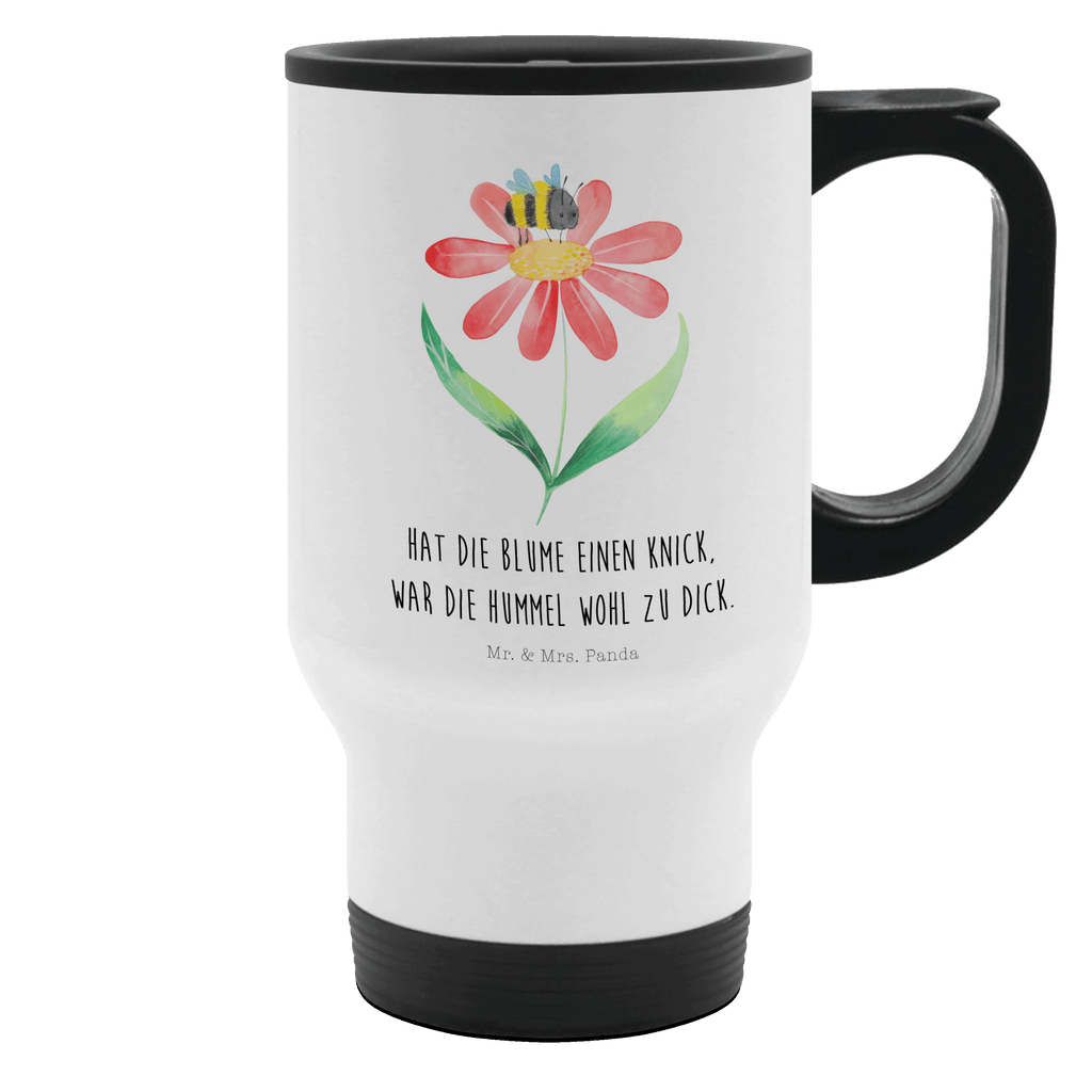 Thermobecher Hummel Blume Thermobecher, To Go Becher, Thermotasse, Kaffeebecher, Isolierbecher, Thermobecher To Go, Warmhaltetasse, Edelstahlbecher, Reisebecher, Tasse mit Deckel, Thermobecher für 400 ml, Kaffeetasse zum Mitnehmen, Tasse zum Mitnehmen, Spülmaschinenfest, Tiermotive, Gute Laune, lustige Sprüche, Tiere, Hummel, Blume, Wespe, Flauschig, Natur, Feld, Hummeln, Biene