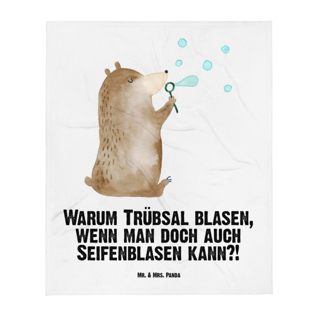 Babydecke Bär Seifenblasen Babydecke, Babygeschenk, Geschenk Geburt, Babyecke Kuscheldecke, Krabbeldecke, Bär, Teddy, Teddybär, Seifenblasen Bär Lustig Sein Glücklich Traurig Happy