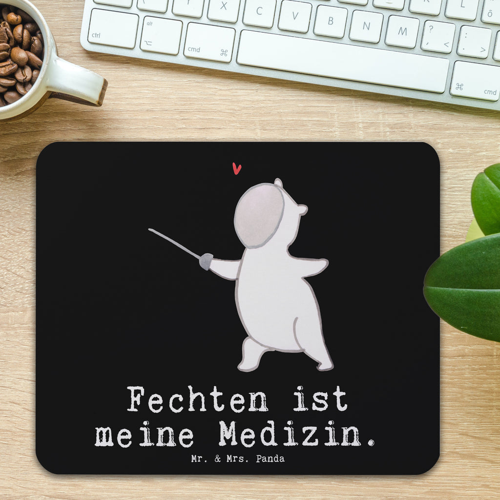 Mauspad Panda Fechten Medizin Mousepad, Computer zubehör, Büroausstattung, PC Zubehör, Arbeitszimmer, Mauspad, Einzigartiges Mauspad, Designer Mauspad, Mausunterlage, Mauspad Büro, Geschenk, Sport, Sportart, Hobby, Schenken, Danke, Dankeschön, Auszeichnung, Gewinn, Sportler, Fechten, Fechter Bund, Fecht Verein, Fecht Club