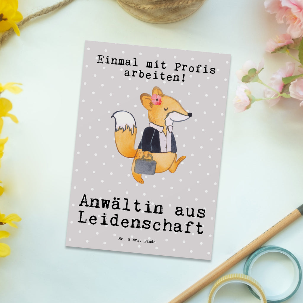 Postkarte Anwältin aus Leidenschaft Postkarte, Karte, Geschenkkarte, Grußkarte, Einladung, Ansichtskarte, Geburtstagskarte, Einladungskarte, Dankeskarte, Ansichtskarten, Einladung Geburtstag, Einladungskarten Geburtstag, Beruf, Ausbildung, Jubiläum, Abschied, Rente, Kollege, Kollegin, Geschenk, Schenken, Arbeitskollege, Mitarbeiter, Firma, Danke, Dankeschön, Anwältin, Juristin, Jurastudentin, Staatsexamen, Anwaltskanzlei