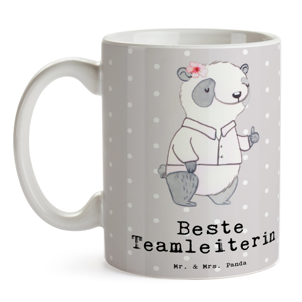 Tasse Panda Beste Teamleiterin Tasse, Kaffeetasse, Teetasse, Becher, Kaffeebecher, Teebecher, Keramiktasse, Porzellantasse, Büro Tasse, Geschenk Tasse, Tasse Sprüche, Tasse Motive, Kaffeetassen, Tasse bedrucken, Designer Tasse, Cappuccino Tassen, Schöne Teetassen, für, Dankeschön, Geschenk, Schenken, Geburtstag, Geburtstagsgeschenk, Geschenkidee, Danke, Bedanken, Mitbringsel, Freude machen, Geschenktipp, Teamleiterin, Seminarleiterin, Gruppenleiterin, Leiterin, Kollegin, Chefin, Vorgesetzte, Abschied, Abschiedsgeschenk, Ruhestand