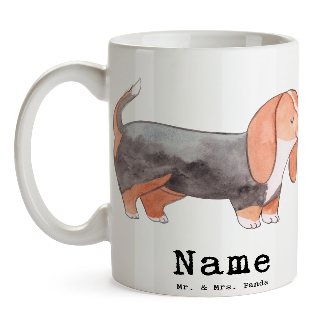 Personalisierte Tasse Basset Hound Lebensretter Personalisierte Tasse, Namenstasse, Wunschname, Personalisiert, Tasse, Namen, Drucken, Tasse mit Namen, Hund, Hunderasse, Rassehund, Hundebesitzer, Geschenk, Tierfreund, Schenken, Welpe, Basset Hound, Basset