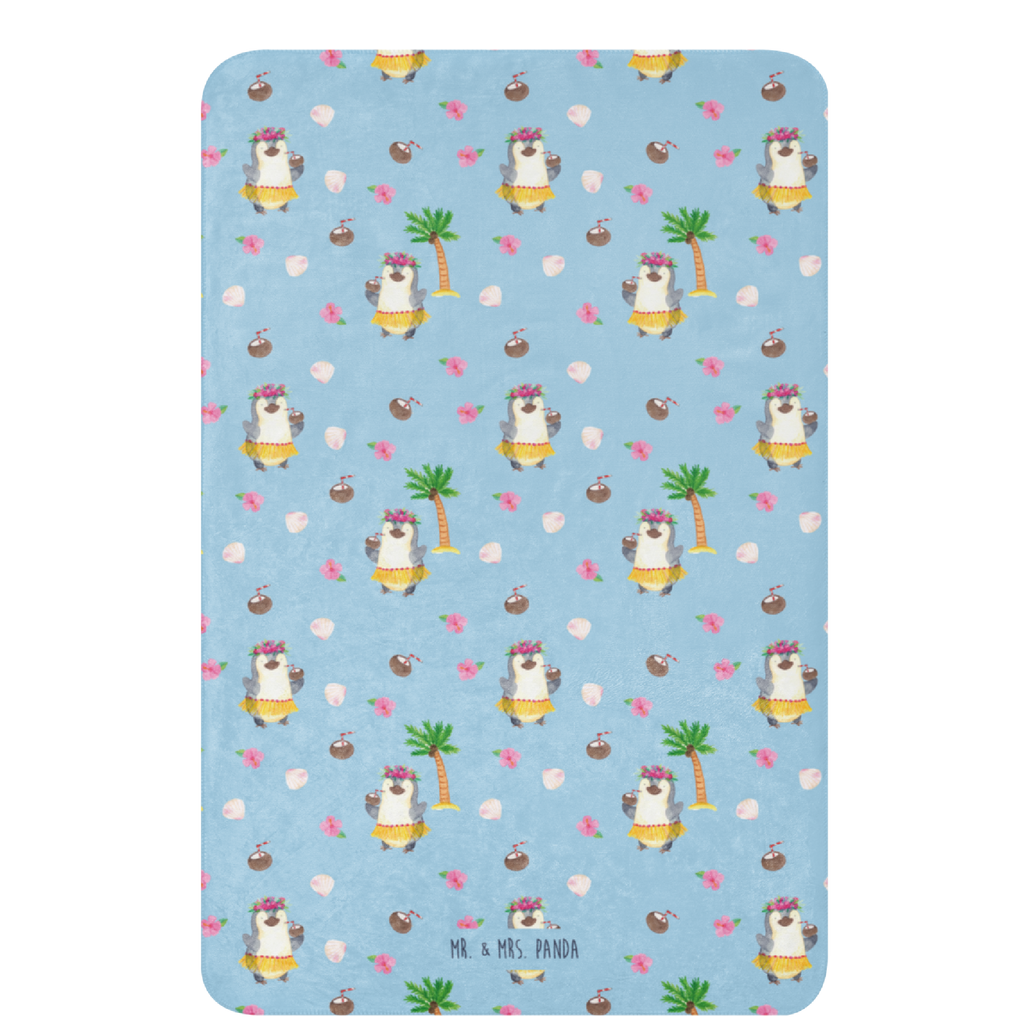 Sherpa Kuscheldecke Pinguin Kokosnuss Muster Pinguin, Aloha, Hawaii, Urlaub, Kokosnuss, Pinguine