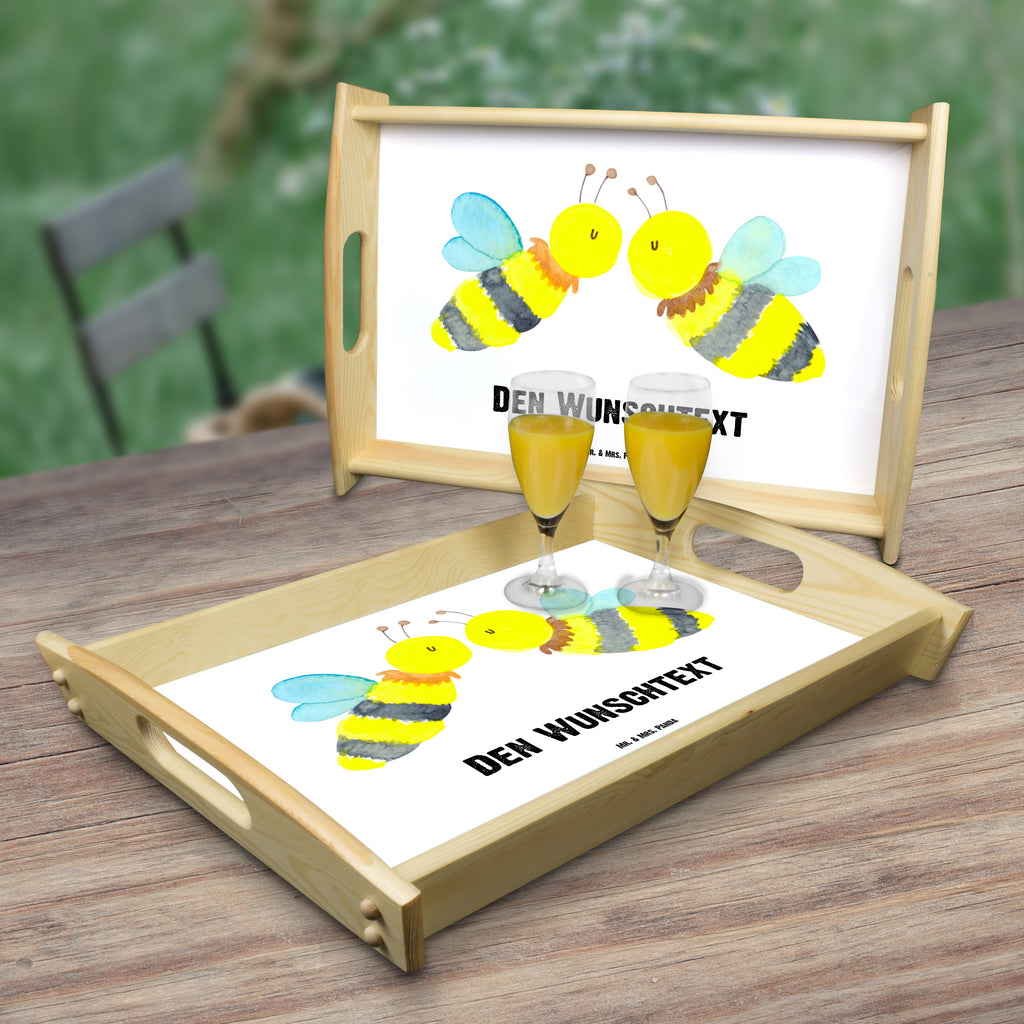 Personalisiertes Serviertablett Biene Liebe Personalisiertes Serviertablett, Personalisiertes Tablett, Personalisiertes Holztablett, Personalisiertes Küchentablett, Personalisiertes Dekotablett, Personalisiertes Frühstückstablett, Serviertablett mit Namen, Tablett mit Namen, Biene, Wespe, Hummel