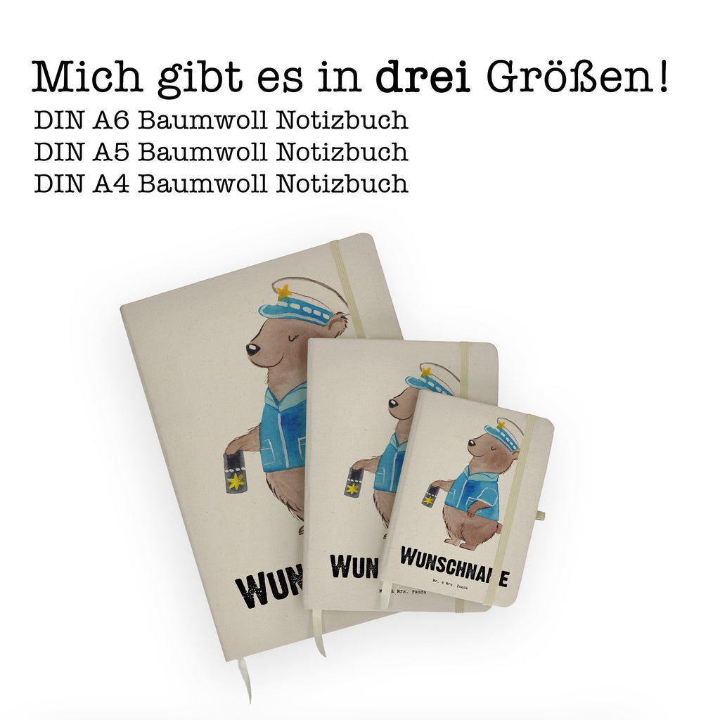 DIN A4 Personalisiertes Notizbuch Polizistin mit Herz Personalisiertes Notizbuch, Notizbuch mit Namen, Notizbuch bedrucken, Personalisierung, Namensbuch, Namen, Beruf, Ausbildung, Jubiläum, Abschied, Rente, Kollege, Kollegin, Geschenk, Schenken, Arbeitskollege, Mitarbeiter, Firma, Danke, Dankeschön, Polizistin, Polizeibeamtin, Wachfrau, Cop, Polizei, Studium